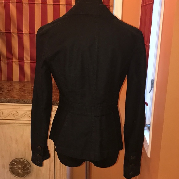 Vintage Loft Denim black blazer, size 2. - Picture 4 of 5